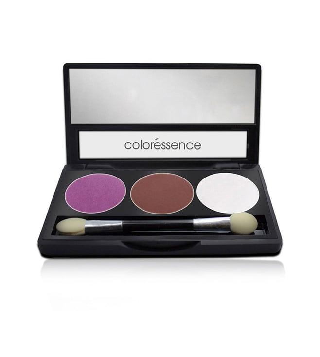 coloressence satin eye shades smooth formula eyeshadow makeup palatte amethyst - 3.5 gm