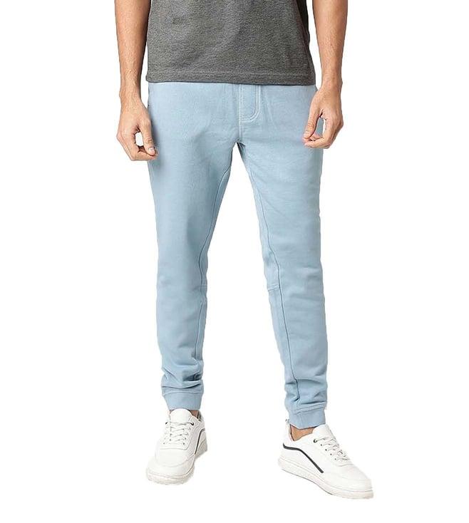 boss blue regular fit joggers