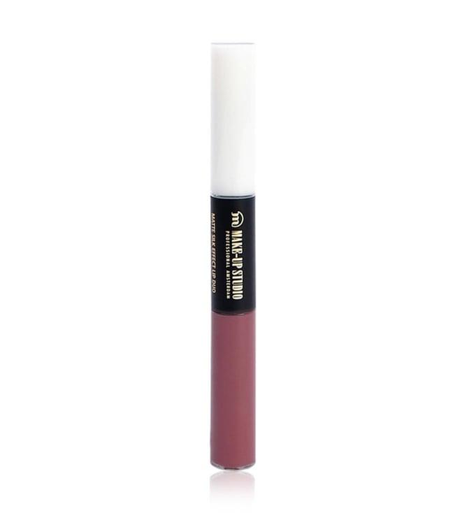 makeup studio matte silk effect lip duo velvet mauve 7.6 ml