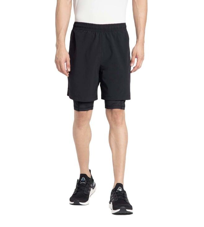 adidas black regular fit shorts