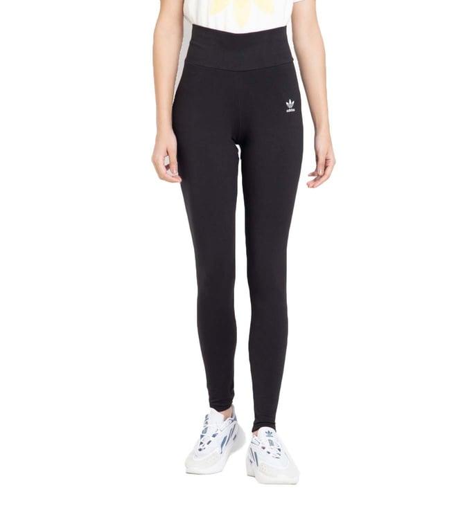 adidas originals black fitted tights