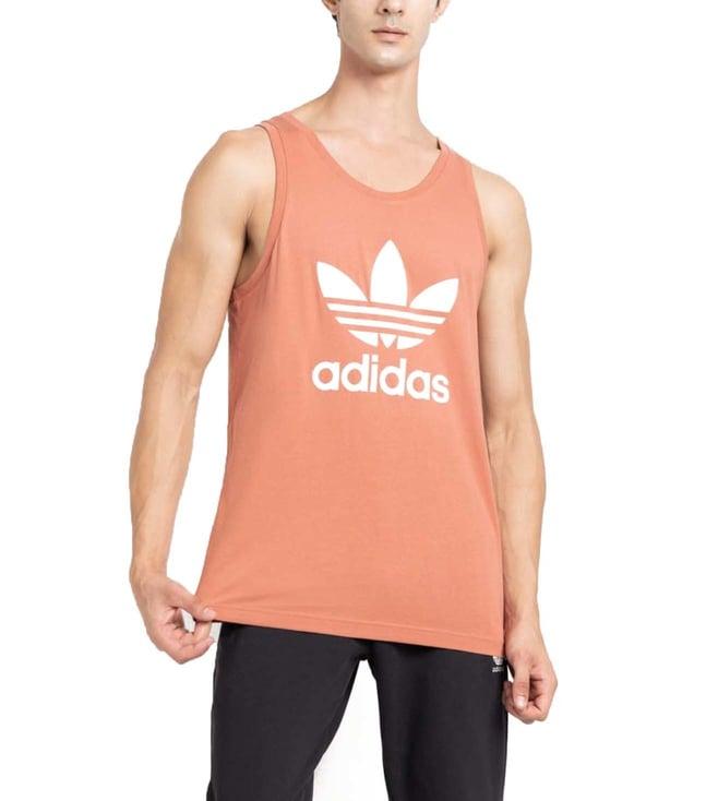 adidas originals peach logo regular fit tank top