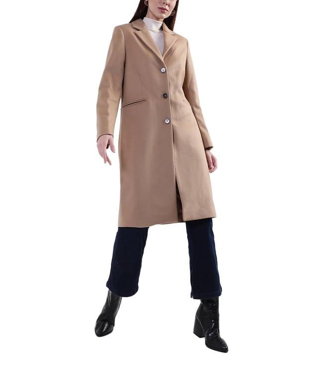 gant beige regular fit coat