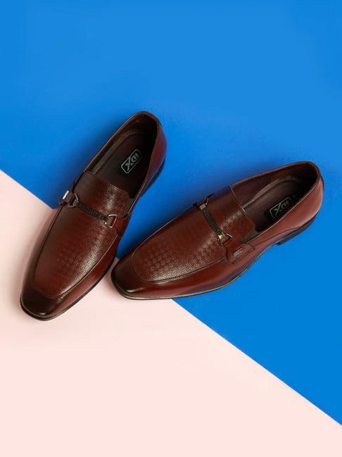 id men's wine formal loafers