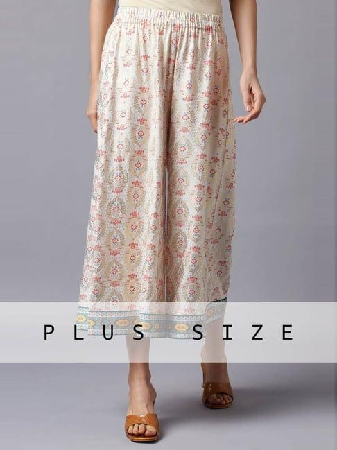 aurelia off-white printed palazzos