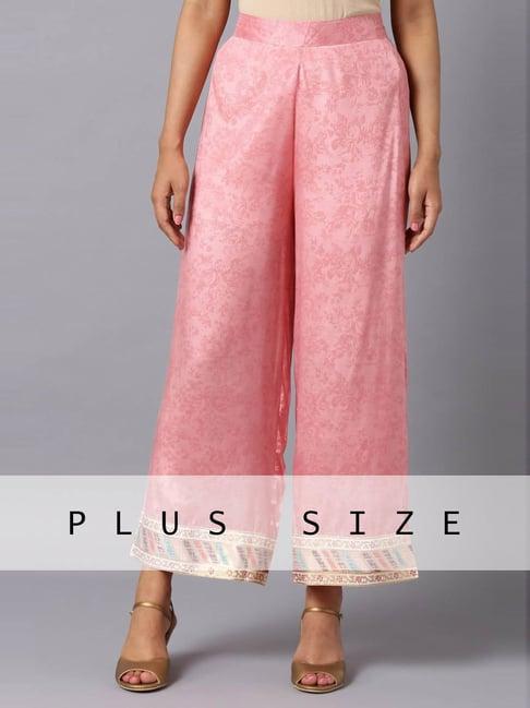 aurelia pink printed palazzos