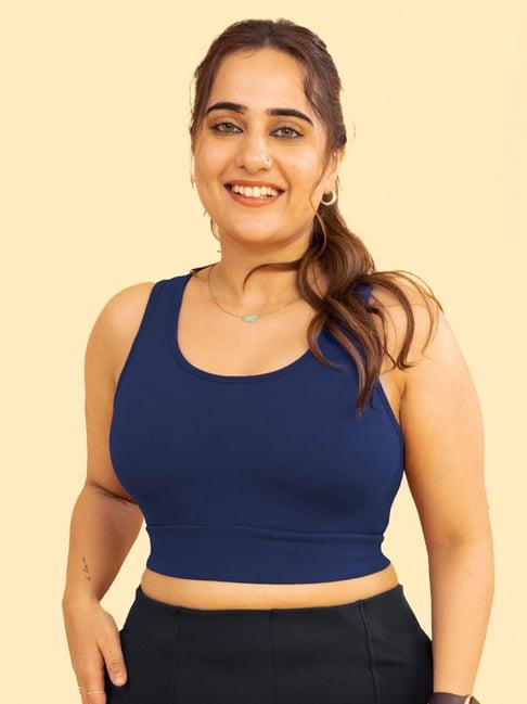 blissclub navy the ultimate comfort sports bra