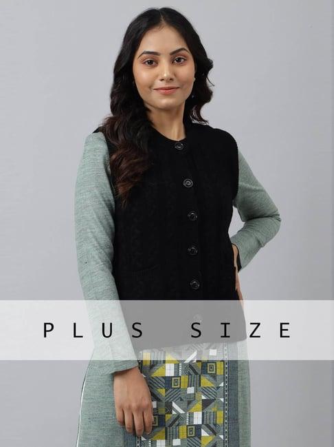 aurelia black regular fit sweater