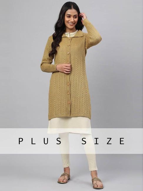 aurelia brown regular fit cardigan