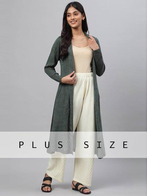 aurelia green regular fit cardigan