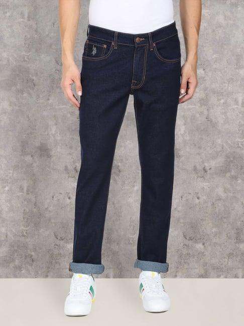 u.s. polo assn. navy cotton slim fit jeans