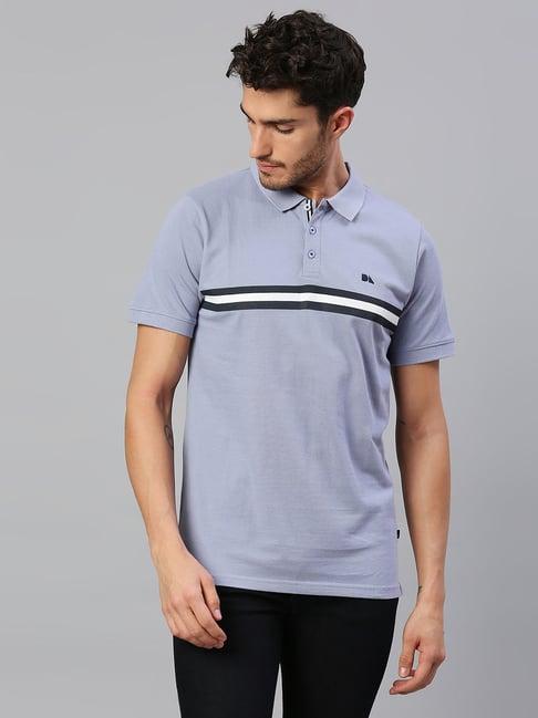 dennis lingo lilac regular fit polo t-shirt