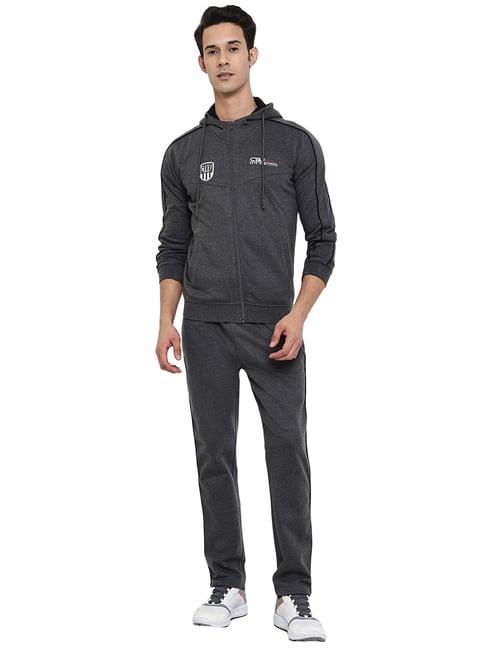 cantabil grey regular fit tracksuit