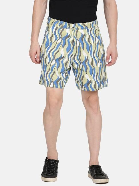 levi's multi cotton relaxed fit printed shorts