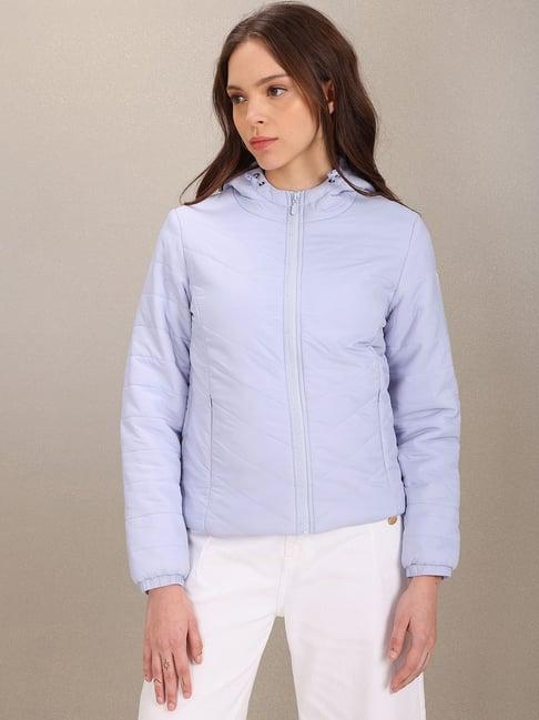 u.s. polo assn. blue hooded jacket