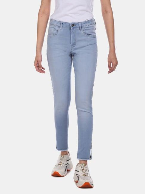 u.s. polo assn. light blue super skinny fit high rise jeans