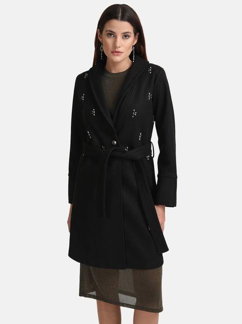 kazo hand embellished overcoat