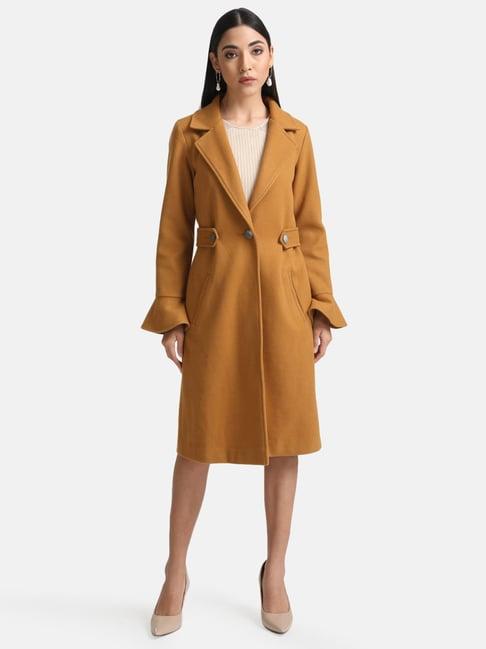 kazo overcoat with peplum sleeves