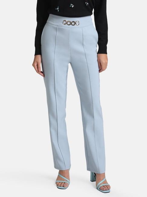 kazo trouser with metal buckle