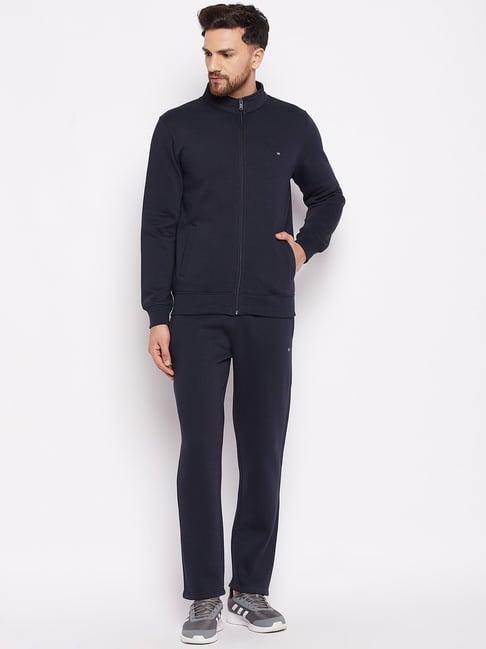 okane navy regular fit tracksuit