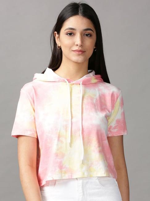 showoff multicolored tie & dye top