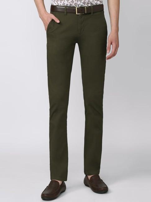 van heusen olive trousers