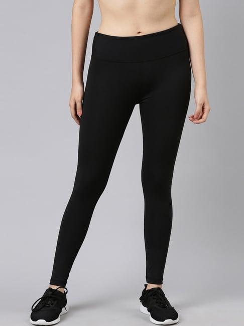 kryptic black polyester tights