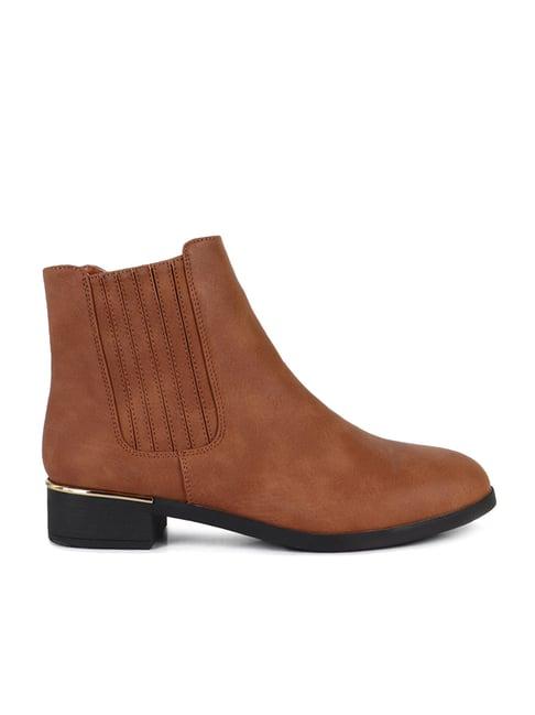 london rag women's tan chelsea boots