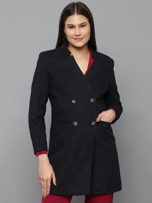 allen solly black coat