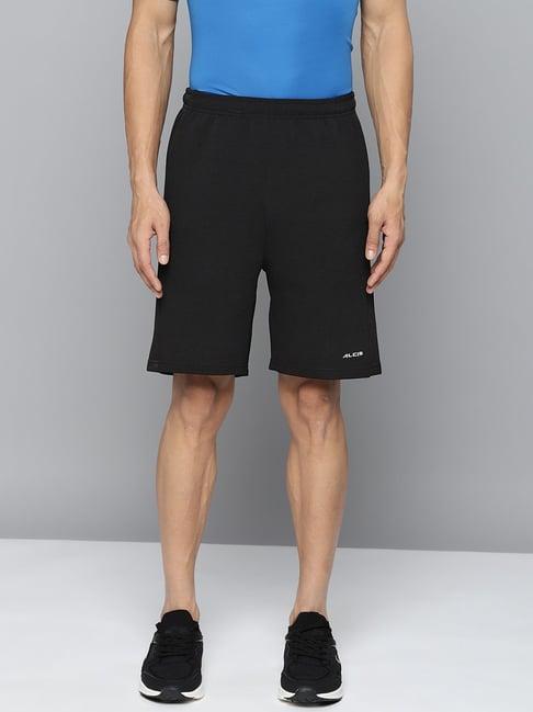 alcis black slim fit shorts