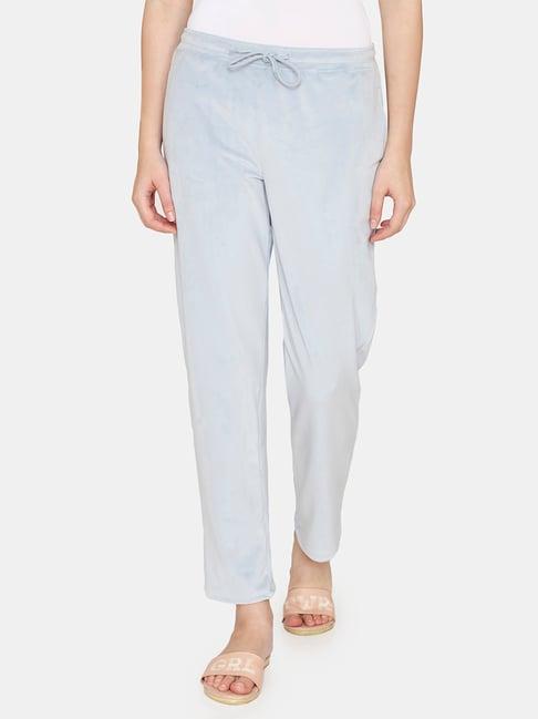 zivame sky blue lounge pants