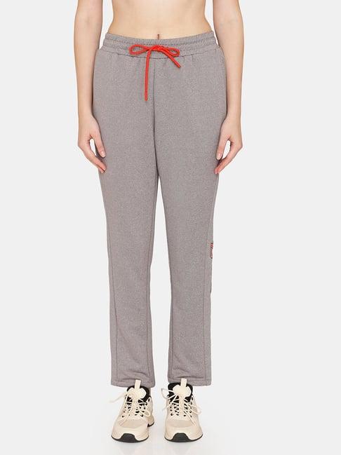 zelocity by zivame grey track pants