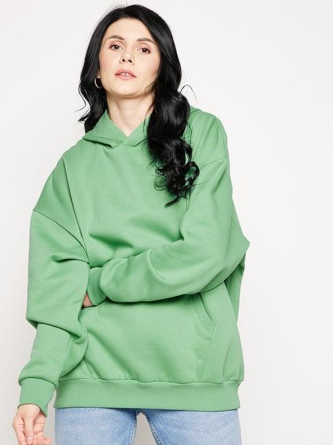 edrio green fleece regular fit sweatshirt