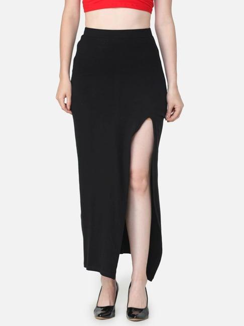 cation black a-line skirt