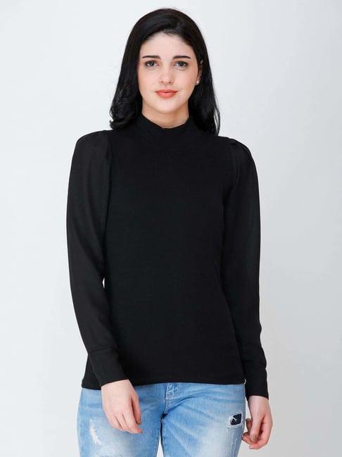 cation black full sleeves top