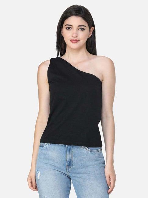 cation black sleeveless top