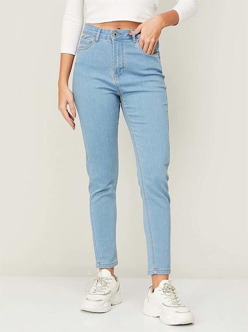 fame forever by lifestyle blue mid rise jeans