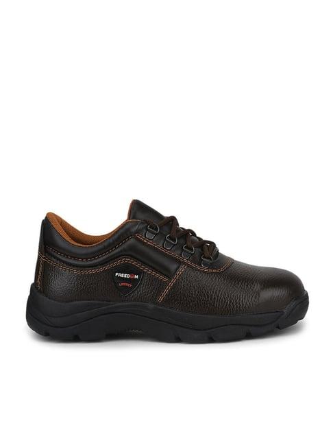 freedom by liberty men's armour-st brown derby shoes