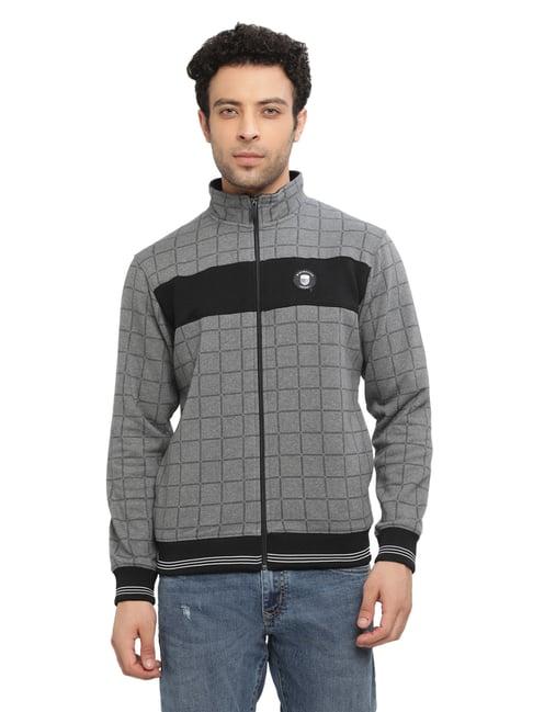 octave heather regular fit checks sweatshirts