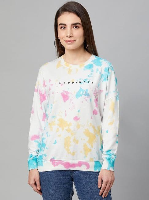 club york multicolor graphic print sweatshirt