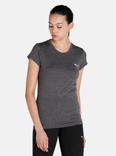 puma grey logo print t-shirt