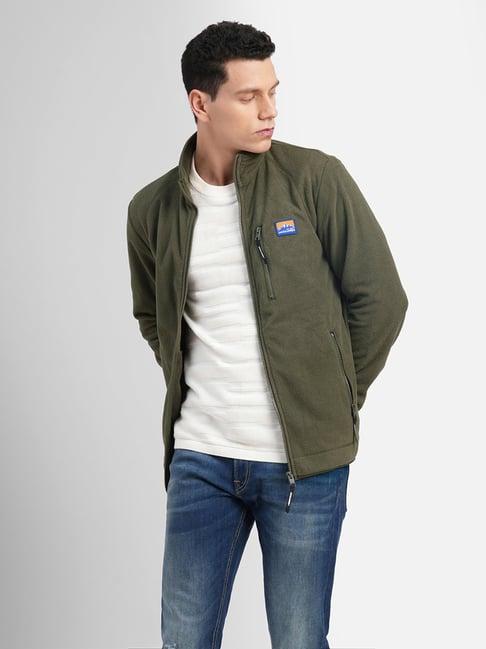 jack & jones olive regular fit jacket