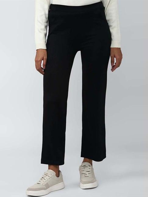 van heusen black mid rise pants