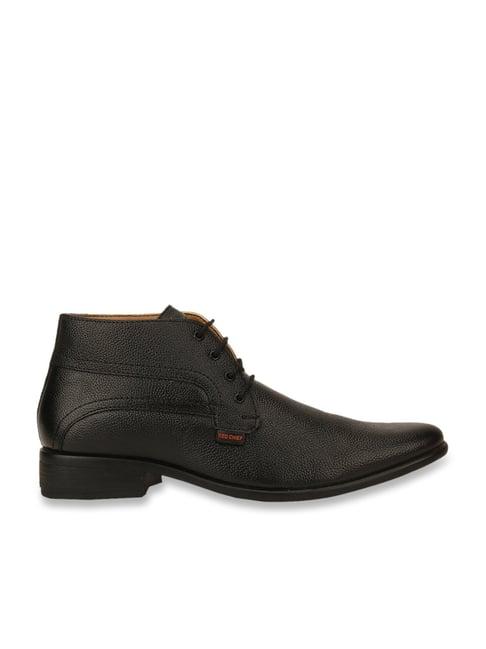 red chief men's black chukka boots