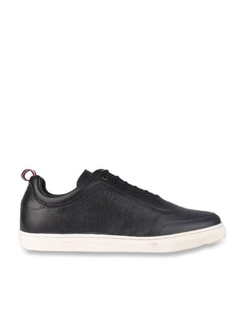 red chief men's black casual sneakers