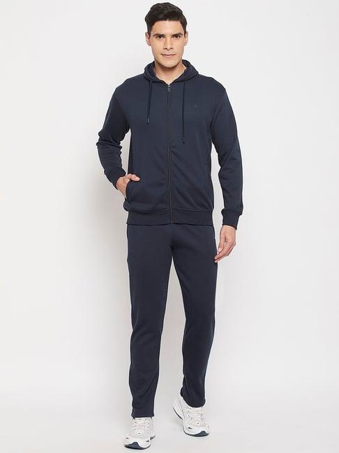 okane navy regular fit tracksuit