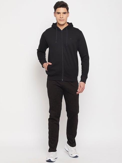 okane black regular fit tracksuit