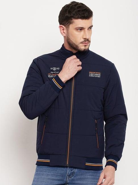 duke navy slim fit jacket