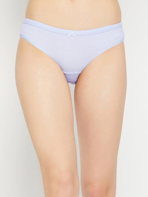 clovia light blue cotton bikini panty