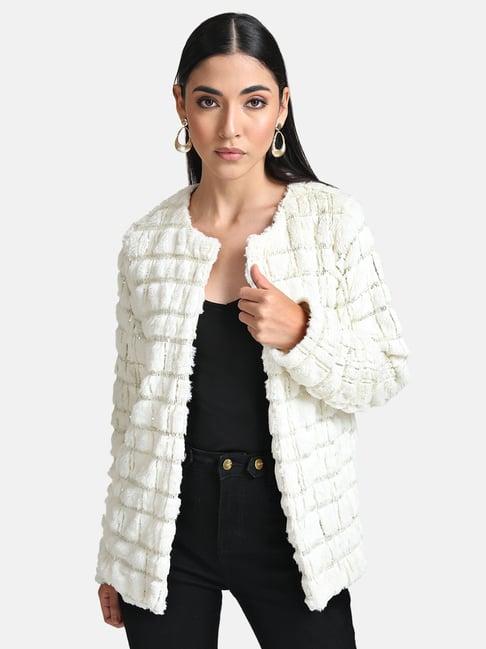 kazo sequin fur jacket